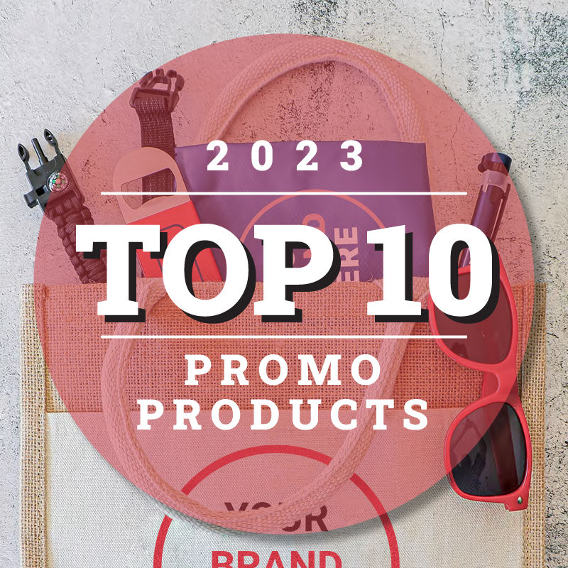 Top 10 promotional products of 2023 (+The best way to distribute them)
