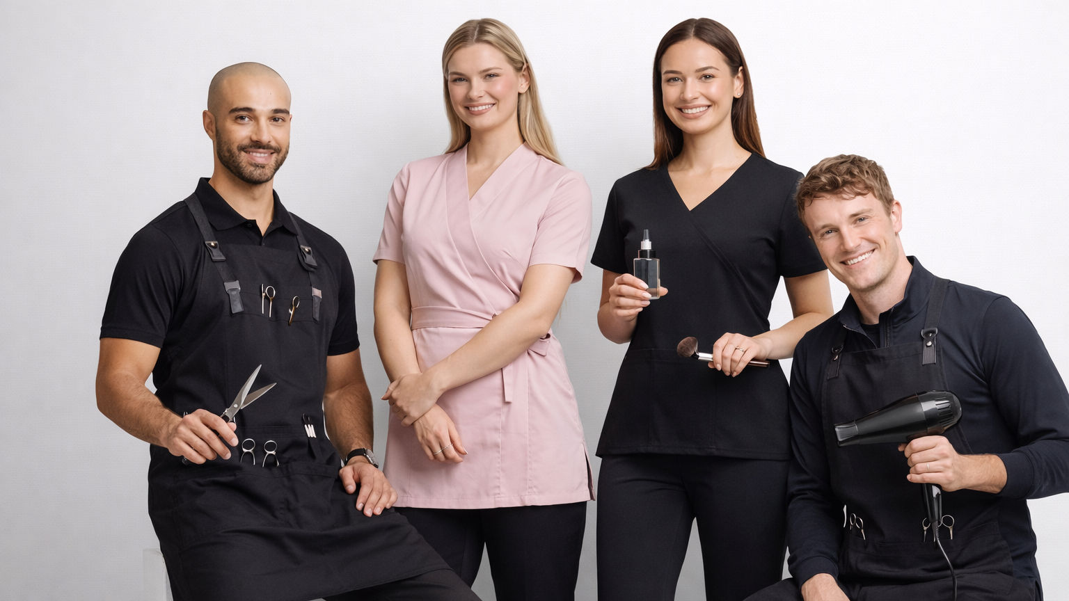 beauty and hairdressing uniforms