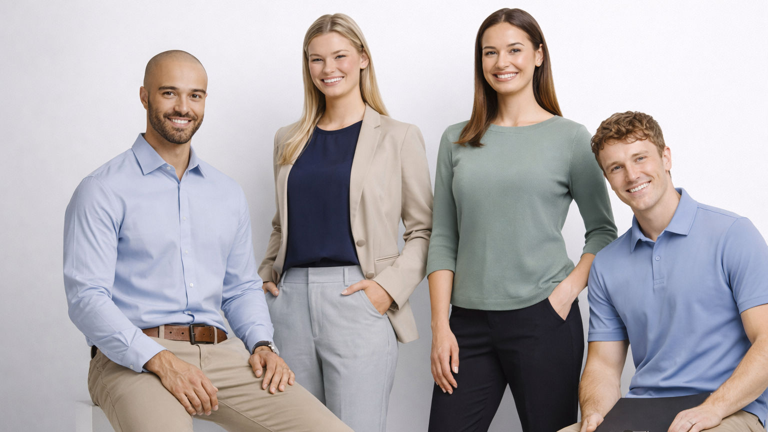 business casual uniforms