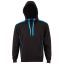 Black / Aqua Blue