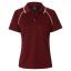 Maroon / White