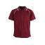 Maroon / White