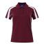 Maroon / White