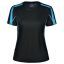 Black / Aqua Blue