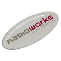 Oval Resin Dome Adhesive Labels for Products