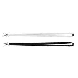 12mm Polyester Neck Strap with Swivel Claw Clip