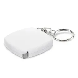 Compact Metal Tape Measure with Keyring 2m Dual Scale