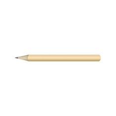 Mini HB Pencil Half Size Wooden Eco Friendly