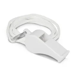 Lightweight ABS Sports Whistle with Lanyard