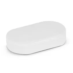 Frosted Clear Three Compartment Daily Pill Organizer