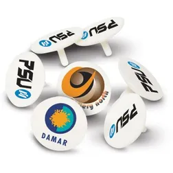 100648 Plastic Logo Golf Ball Markers 
