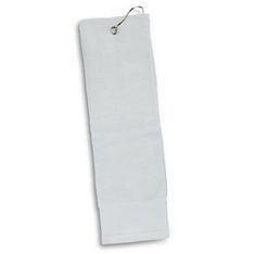 Double Folded Cotton Golf Towel with Clip