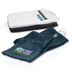 100687 Double Folded Promotional Golf Towels