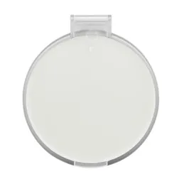 Compact Hinged Plastic Mirror with Glass Panels