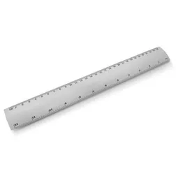 Aluminium Ruler with Dual Metric Imperial Graduations