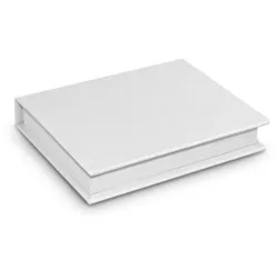 Hard Cover Notebook with Adhesive Notes and Color Flags