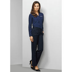 Ladies Mid Rise Polyester Bamboo Charcoal Trousers