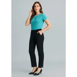 Bamboo Charcoal Cool Stretch Women's Slim Leg Corporate Trousers