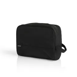 Recycled Polyester Compact Travel Toiletry Bag