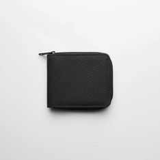 Recycled Polyester Zip Wallet 350gsm Black