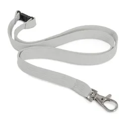 Slim 12mm Polyester Lanyard with Safety Breakaway