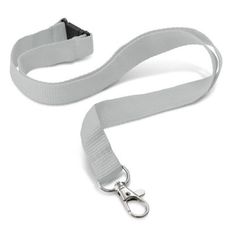 Slim Polyester ID Badge Lanyard with Safety Clip