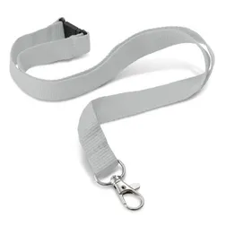 Slim Polyester ID Badge Lanyard with Safety Clip