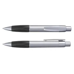Matrix Metallic Ballpoint Pen with Rubber Grip