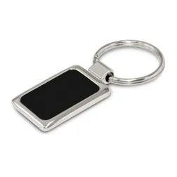 Dual Finish Aluminium Chrome Laser Engraved Key Ring