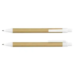 Kraft Eco Recycled Cardboard Retractable Ballpoint Pen