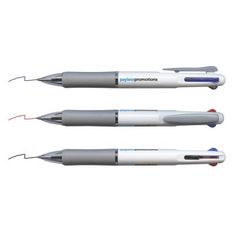 Retractable Ballpoint with Three Ink Colours
