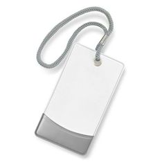 Trekka PVC Luggage Tag with Woven Strap and Address Panel