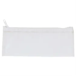Frosted Finish PVC Zippered Pencil Case