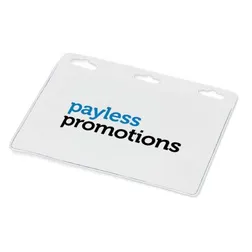 Clear Vinyl Insert Card Holder for Lanyards