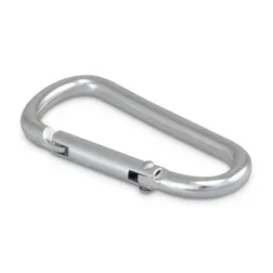 Stainless Steel Carabiner Clip with Laser Engraving