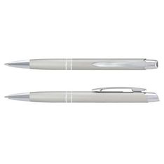 Martini Retractable Aluminium Ballpoint Pen Chrome Trim
