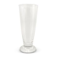 Luna Tall Footed Beer Glass 400ml Natural Etch
