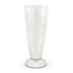 Luna Tall Footed Beer Glass 400ml Natural Etch