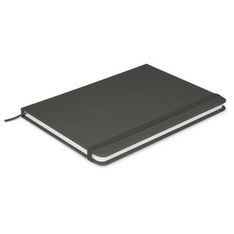 Omega A5 Hardcover Lined Notebook with Elastic Closure and Bookmark