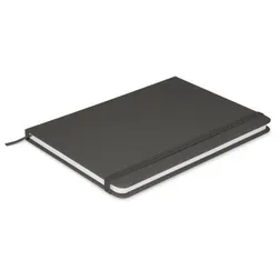 Omega A5 Hardcover Lined Notebook with Elastic Closure and Bookmark