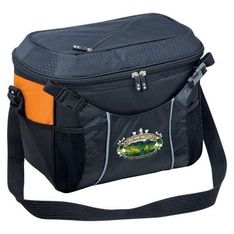 Ripstop Panel Insulated Cooler With Shoulder Strap