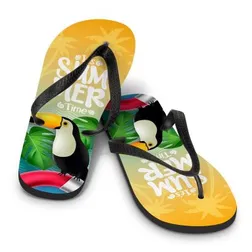 High Definition Full Colour Branded Flip Flops