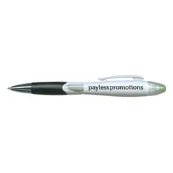 106156 Blossom Plastic Logo Pens And Highlighter