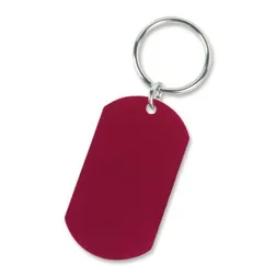 Lotus Oxidised White Laser Engraved Iron Keyring