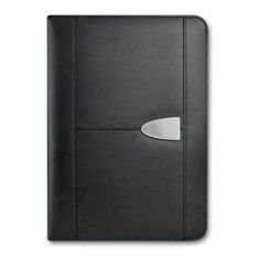 Sovrano Bonded Leather Executive Portfolio with Metal Centreplate