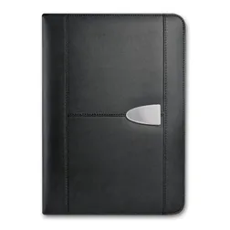 Sovrano Bonded Leather Executive Portfolio with Metal Centreplate