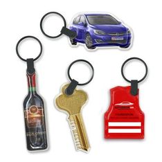 Star Flex Custom Shape Foam Filled Keyring