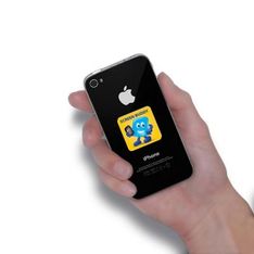 Screen Buddy Microfibre Adhesive Phone Cleaner with Business Card