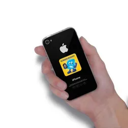 Screen Buddy Microfibre Adhesive Phone Cleaner with Business Card