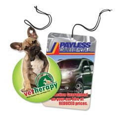 Cardboard Car Air Fresheners with Company Logo